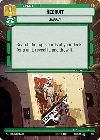 Recruit (Hyperspace) - SOR-387 - Spark of Rebellion