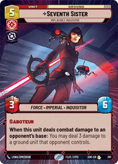 Seventh Sister - Implacable Inquisitor (Hyperspace) - SOR-397 - Spark of Rebellion