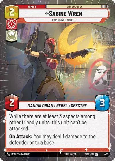 Sabine Wren - Explosives Artist (Hyperspace) - SOR-405 - Spark of Rebellion