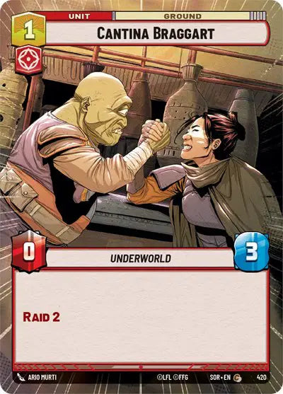 Cantina Braggart (Hyperspace) - SOR-420 - Spark of Rebellion