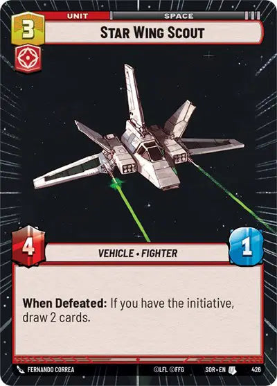 Star Wing Scout (Hyperspace) - SOR-426 - Spark of Rebellion