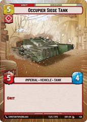 Occupier Siege Tank (Hyperspace) - SOR-428 - Spark of Rebellion