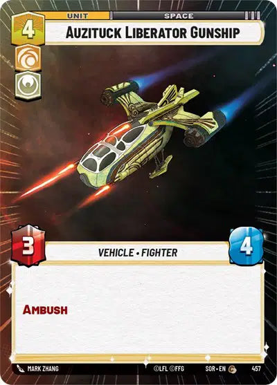 Auzituck Liberator Gunship (Hyperspace) - SOR-457 - Spark of Rebellion