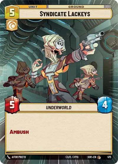 Syndicate Lackeys (Hyperspace) - SOR-475 - Spark of Rebellion