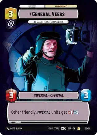 General Veers - Blizzard Force Commander (Hyperspace) - WPP-20 - Weekly Play Promos