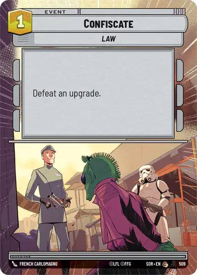 Confiscate (Hyperspace) - SOR-509 - Spark of Rebellion