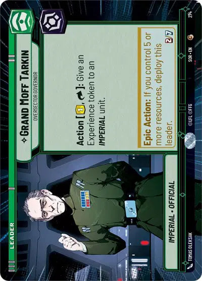 Grand Moff Tarkin - Oversector Governor (Hyperspace) - SOR-274 - Spark of Rebellion