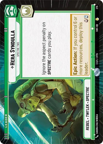Hera Syndulla - Spectre Two (Hyperspace) - SOR-275 - Spark of Rebellion
