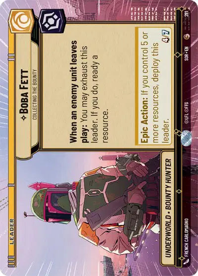 Boba Fett - Collecting the Bounty (Hyperspace) - SOR-281 - Spark of Rebellion