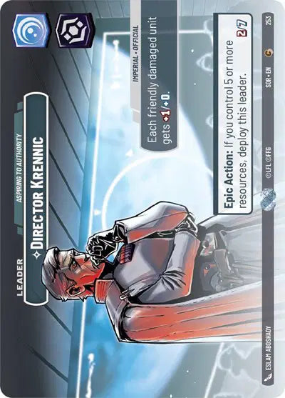 Director Krennic - Aspiring to Authority (Showcase) - SOR-253 - Spark of Rebellion