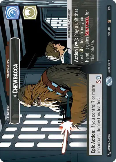 Chewbacca - Walking Carpet (Showcase) - SOR-255 - Spark of Rebellion