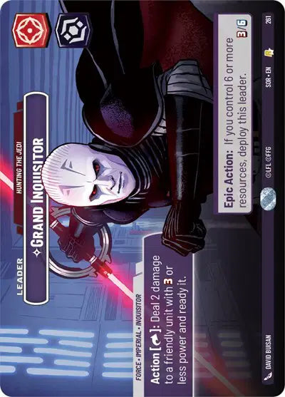 Grand Inquisitor - Hunting the Jedi (Showcase) - SOR-261 - Spark of Rebellion