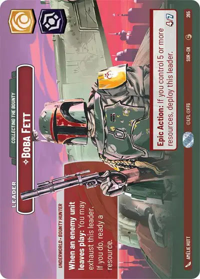 Boba Fett - Collecting the Bounty (Showcase) - SOR-265 - Spark of Rebellion