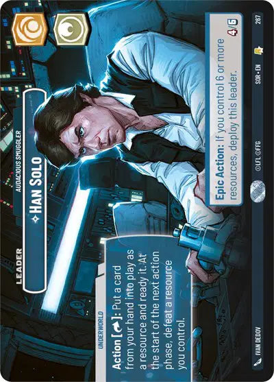 Han Solo - Audacious Smuggler (Showcase) - SOR-267 - Spark of Rebellion