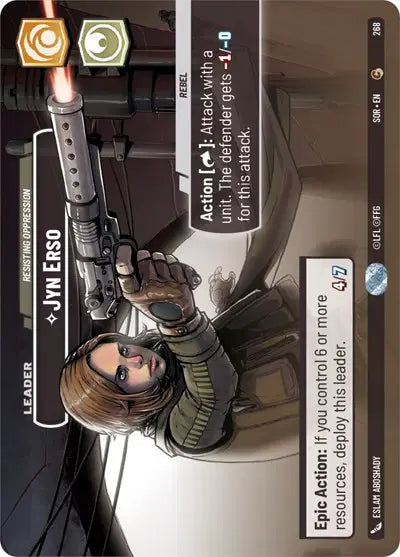 Jyn Erso - Resisting Oppression (Showcase) - SOR-268 - Spark of Rebellion