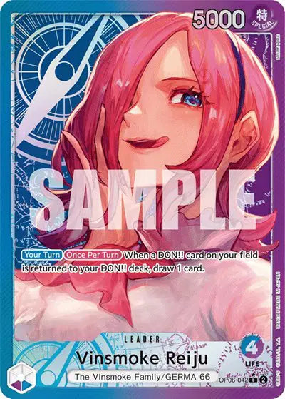 Vinsmoke Reiju (042) (Alternate Art) - OP06-042 - Wings of the Captain