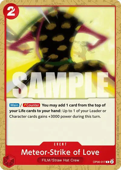 Meteor-Strike of Love - OP06-017 - Wings of the Captain