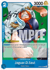 Jaguar.D.Saul - OP06-053 - Wings of the Captain Pre-Release Cards