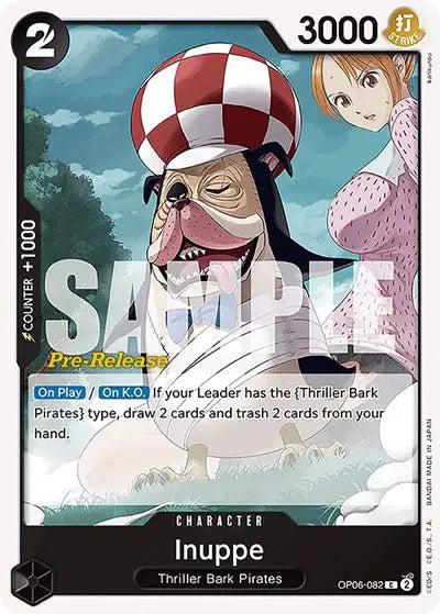 Inuppe - OP06-082 - Wings of the Captain Pre-Release Cards