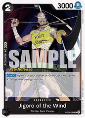 Jigoro of the Wind - OP06-084 - Wings of the Captain Pre-Release Cards