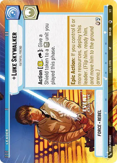 Luke Skywalker - Faithful Friend (Hyperspace) - EEP-001 - Event Exclusive Promos