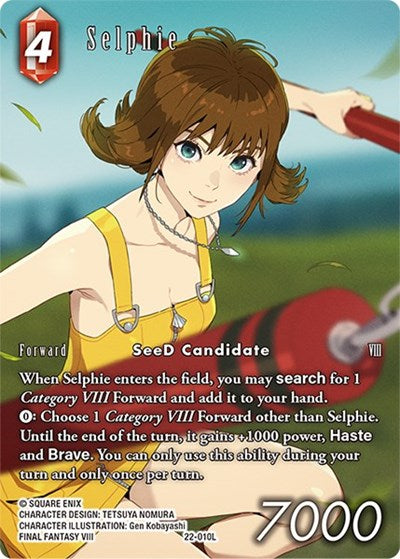 Selphie (Full Art) - 22-010L - Hidden Hope