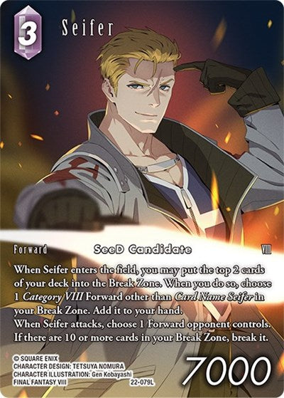 Seifer (Full Art) - 22-079L - Hidden Hope