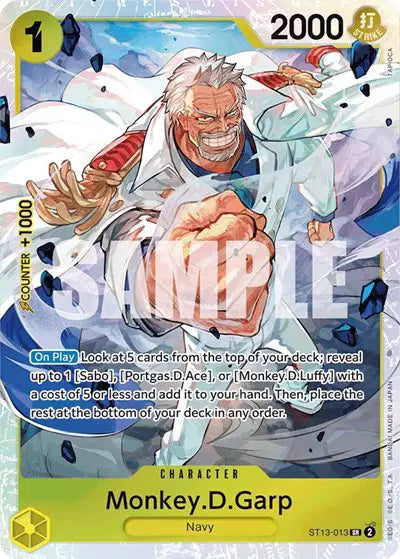 Monkey.D.Garp - ST13-013 - Ultra Deck: The Three Brothers