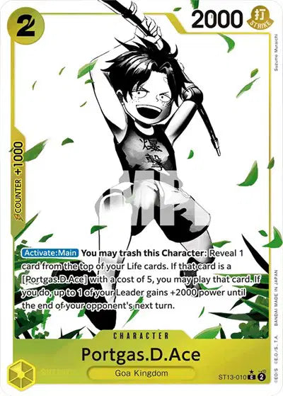 Portgas.D.Ace (010) (Parallel) - ST13-010 - Ultra Deck: The Three Brothers