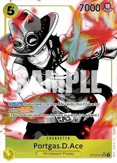 Portgas.D.Ace (011) (Parallel) - ST13-011 - Ultra Deck: The Three Brothers