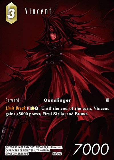 Vincent (Full Art) - PR-002 - FF: Promo Cards