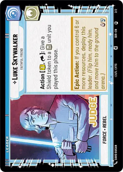 Luke Skywalker - Faithful Friend - JP-002 - Judge Promos