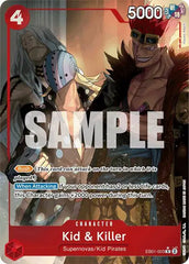 Kid & Killer (Alternate Art) - EB01-003 - Extra Booster: Memorial Collection