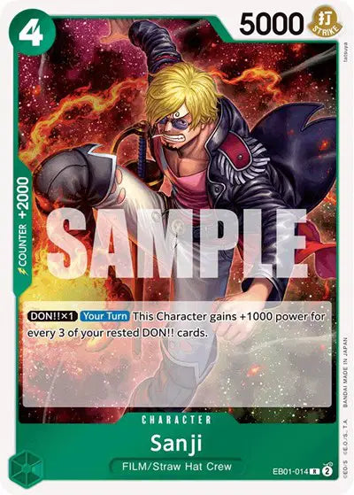 Sanji - EB01-014 - Extra Booster: Memorial Collection