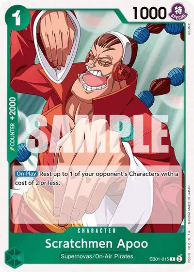 Scratchmen Apoo - EB01-015 - Extra Booster: Memorial Collection