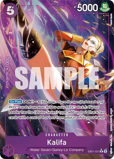 Kalifa (Alternate Art) - EB01-031 - Extra Booster: Memorial Collection