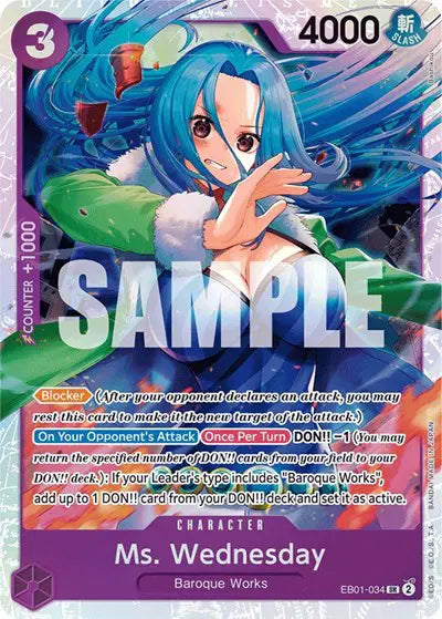 Ms. Wednesday - EB01-034 - Extra Booster: Memorial Collection