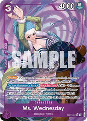 Ms. Wednesday (Alternate Art) - EB01-034 - Extra Booster: Memorial Collection