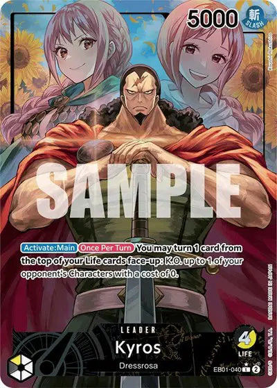 Kyros (Alternate Art) - EB01-040 - Extra Booster: Memorial Collection