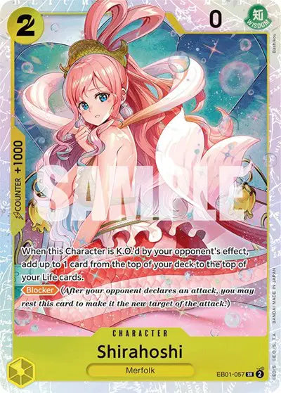 Shirahoshi - EB01-057 - Extra Booster: Memorial Collection
