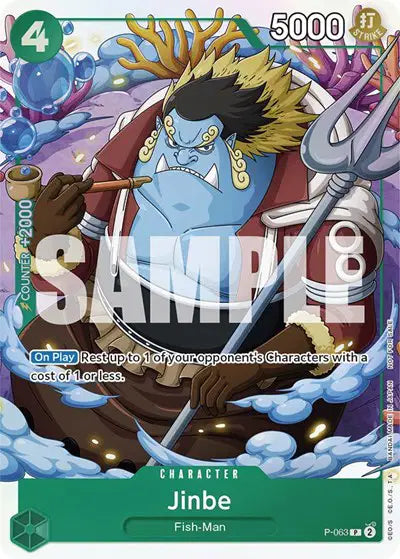Jinbe (Event Pack Vol. 4) - P-063 - One Piece Promotion Cards