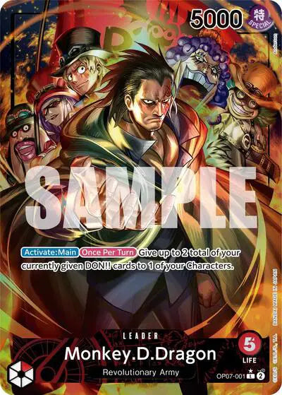 Monkey.D.Dragon (001) (Parallel) - OP07-001 - 500 Years in the Future