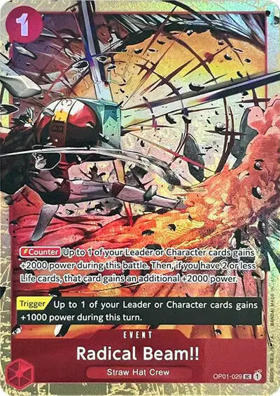 Radical Beam!! (Premium Card Collection -Best Selection Vol. 1-) - OP01-029 - One Piece Promotion Cards