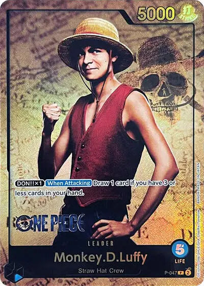 Monkey.D.Luffy (047) (Premium Card Collection -Live Action Edition-) - P-047 - One Piece Promotion Cards