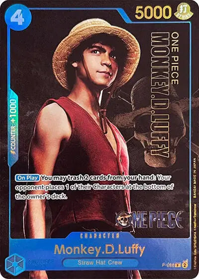 Monkey.D.Luffy (055) (Premium Card Collection -Live Action Edition-) - P-055 - One Piece Promotion Cards