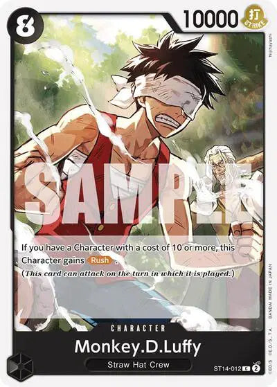 Monkey.D.Luffy (012) - ST14-012 - Starter Deck 14: 3D2Y
