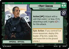 Moff Gideon - Formidable Commander - SHD-007 - Shadows of the Galaxy