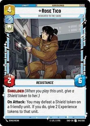 Rose Tico - Dedicated to the Cause - SHD-045 - Shadows of the Galaxy