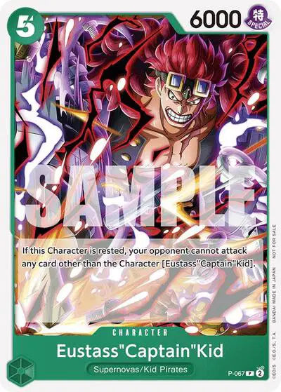 Eustass"Captain"Kid (OP-07 Pre-Release Tournament) - P-067 - One Piece Promotion Cards