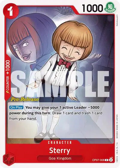 Sterry - OP07-006 - 500 Years in the Future Pre-Release Cards